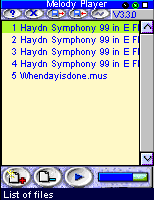 Melody Player Screenshot